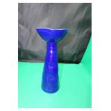 Cobalt Blue Glass Laguna Candlestick by Abigails