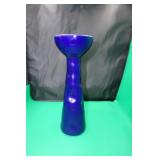 Cobalt Blue Glass Laguna Candlestick by Abigails