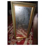 Gold Tone Framed Mirror