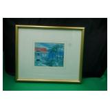 F&M Picture of Beach Scene signed