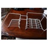 White Metal Wire Dish Drying Rack or Organizer