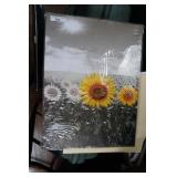 NIP Sunflower Canvas Wall Decor