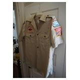 Vtg Asst Scout Master Shirt Troop 1608