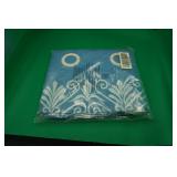 Nip Hookless Blue Shower Curtain