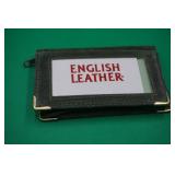 NWOT English Leather Card Carrier Green