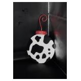 Large Metal Cow Ornament