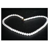 White Beaded Necklace