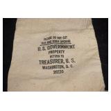 US Govt Treasury Bag