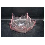 Pink Tulip Shaped Bowl