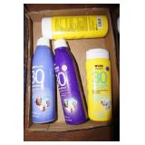 Collection of Sun Tan Lotion