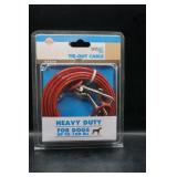 NIP Heavy Duty For Dogs up to 100lbs Tie Out Cable