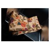 Tablecloth w/fruit pattern size unknown