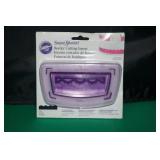 NIP Wilton Sugar Sheets Border Cut & Inserts