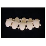 VTG Off White Stretch Bracelet