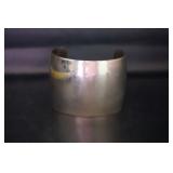 Silvertone Wide Cuff Bracelet