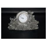 Small Pewter Desk Clock