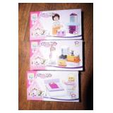 Set of Three Lego Style Toys