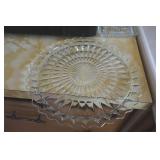 Depression Glass Cake Plate