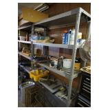 3 Plastic Shelving Units (Contents Not Included)