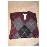 L/S Pullover Sweater by Dockers Sz M