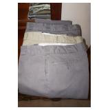 Collection of 3 Dickies Grey & Kakhi Pants 36x30