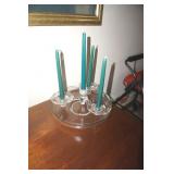 Vtg Candle Holder Holds 4 Candles