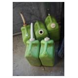 Collection of Plastic Gas Cans