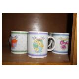 Collection of 7 Month Birthday Mugs