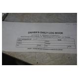 Generic Vtg Drivers Log Book used