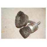 2 Wired Bristle Brushes for a Drill