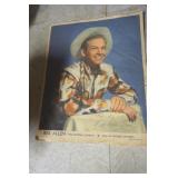 Howdy Rex Allen Arizona Cowboy Picture signed