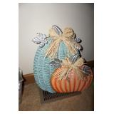 Metal Pumpkin Wall Decor