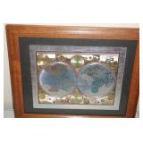 Framed Picture of The World