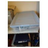 Storage Container with Blue Lid