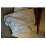 Collection of 2 White Blankets Full Sized
