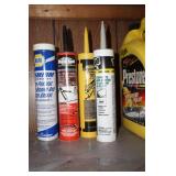Collection of Various Caulking & Grease
