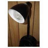 Black Desk Lamp w/storage