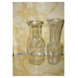 2 Carafes 1 with chip