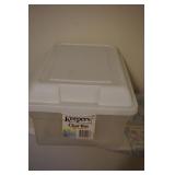Rubbermaid Storage Container white top