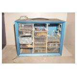 Metal Storage Container w/bolts & screws