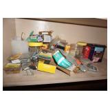 Shelf Lot of Bolts & Screws