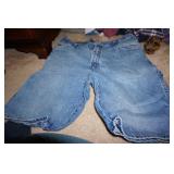 Dickies Blue Jean Shorts Relaxed Fit Sz 36
