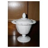 Grapes & Leaves Round Candy Jar