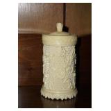 Vtg Ivory Cocktail Fork Holder