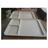 2 Tupperware Divided Plates