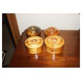 4 Hand Made Candle Holders