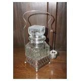 Vtg Pickle Caster Condiment Jar