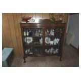 Ball & Claw Curio Cabinet