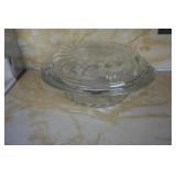 Lg Oven Proof Bowl w/lid Glass