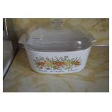 Vtg Pyrex Spice of Life 5Liter Casserole Dish/wlid